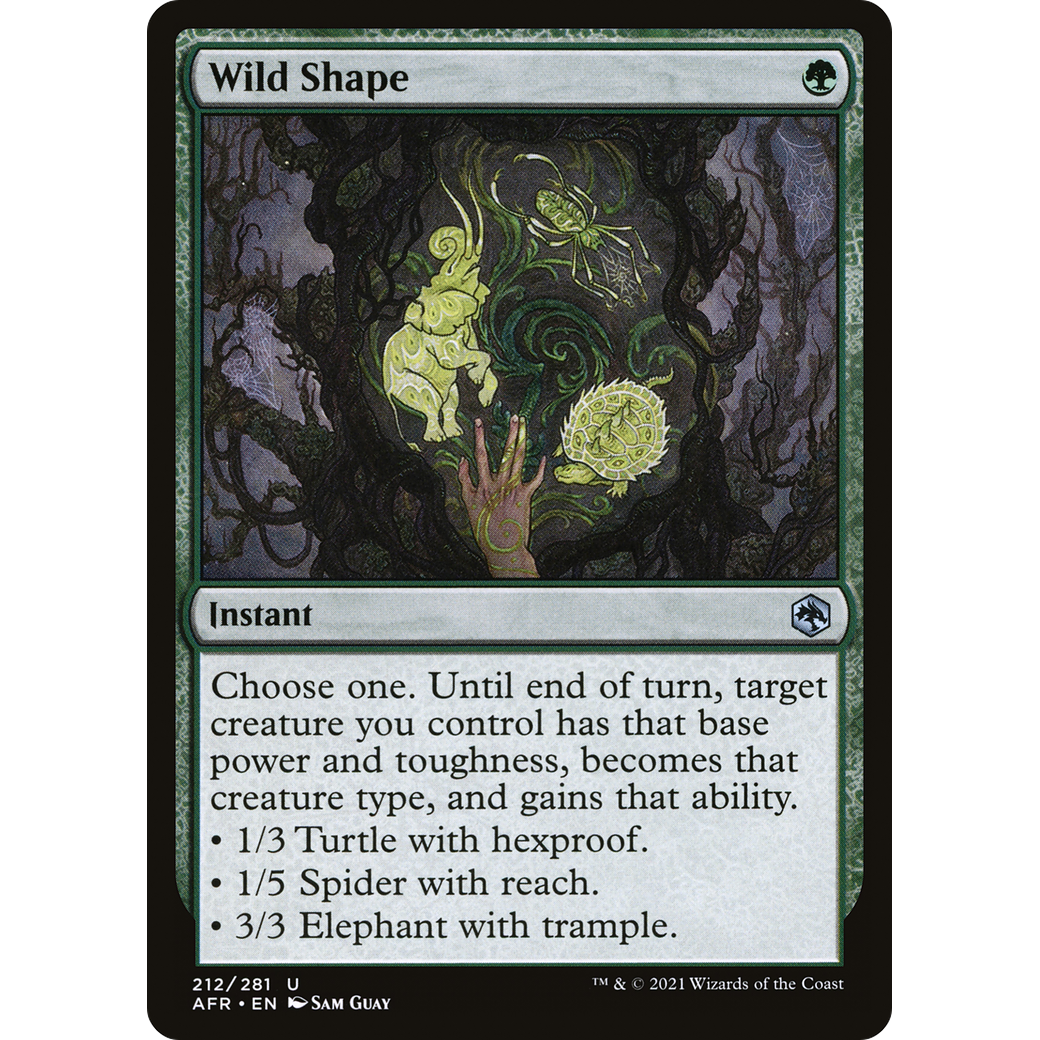Wild Shape (AFR-212) - Adventures in the Forgotten Realms Foil