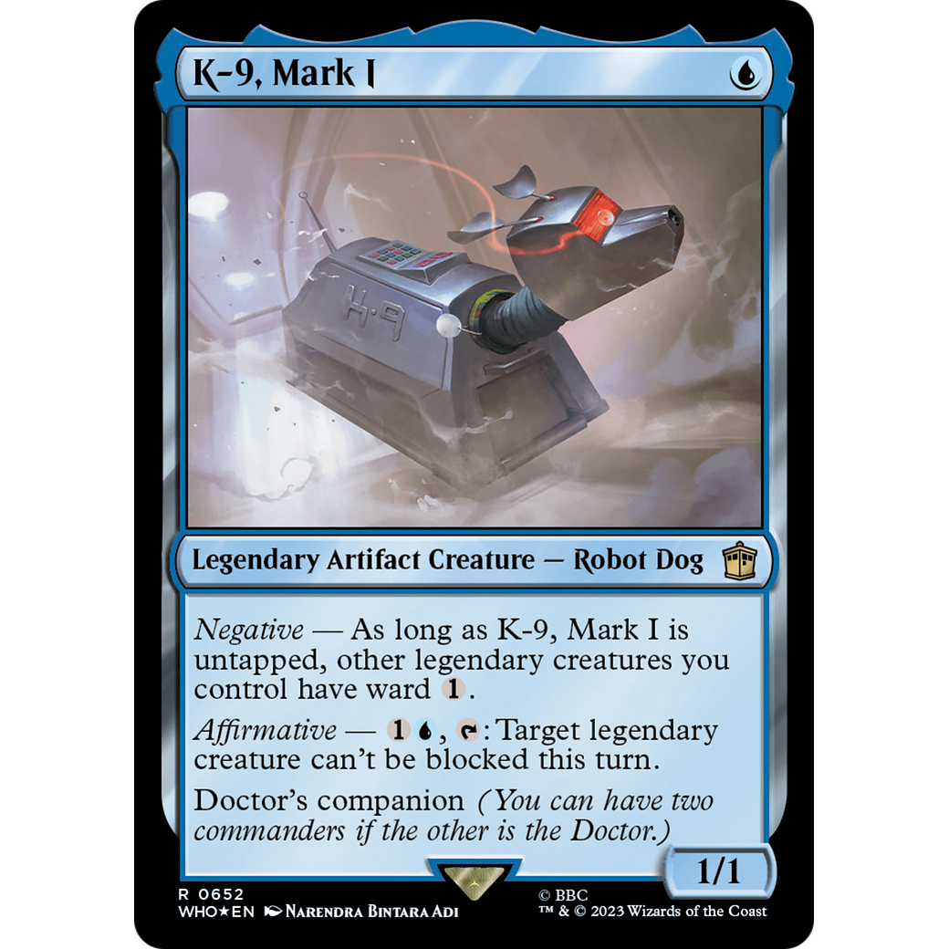 K-9, Mark I (Surge Foil) (WHO-652) - Doctor Who Foil