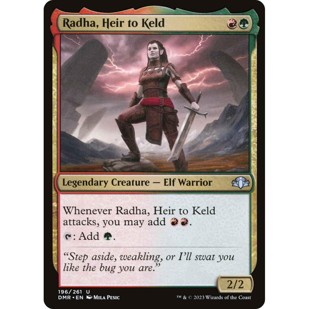 Radha, Heir to Keld (DMR-196) - Dominaria Remastered Foil