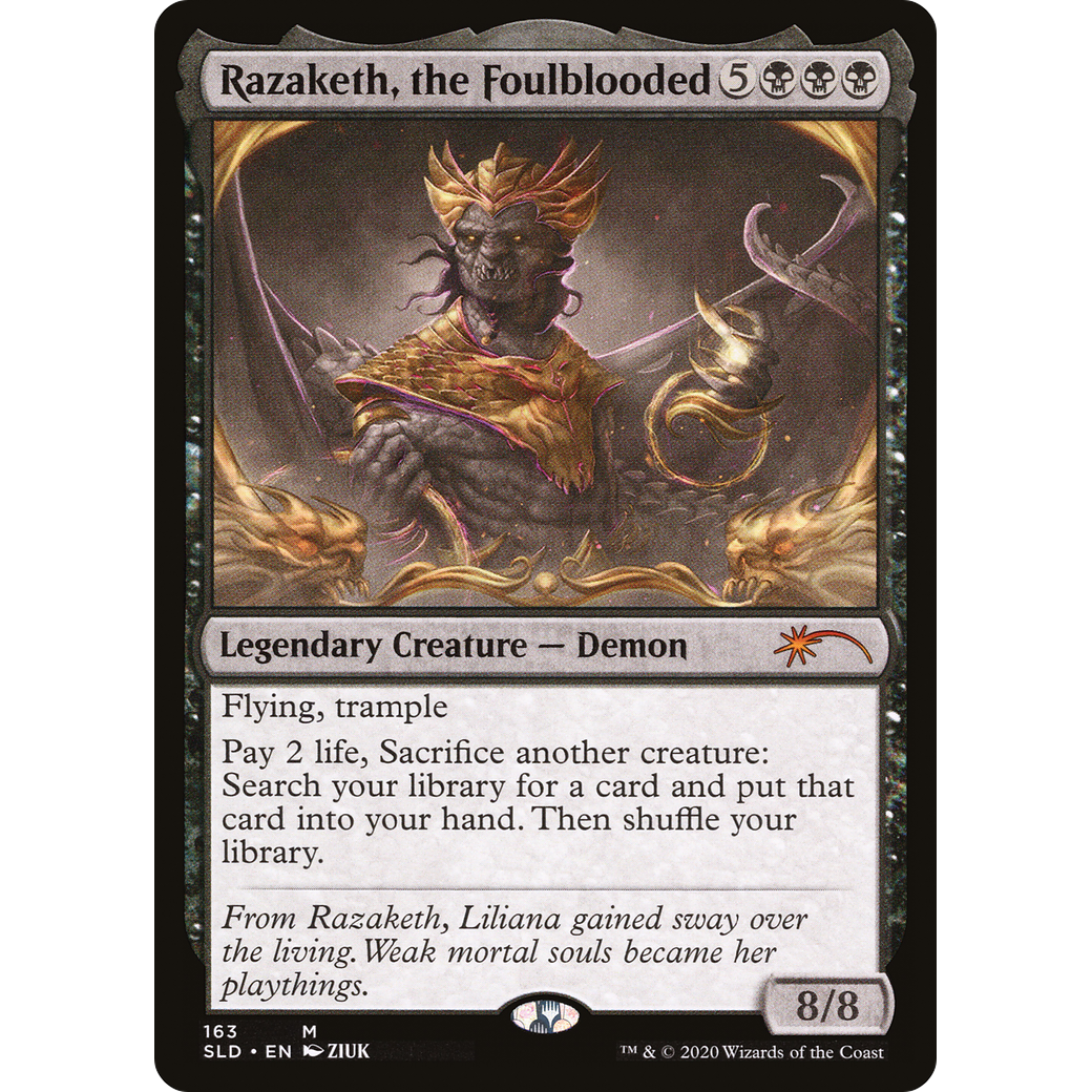 Razaketh, the Foulblooded (SLD-163) - Secret Lair Drop Foil