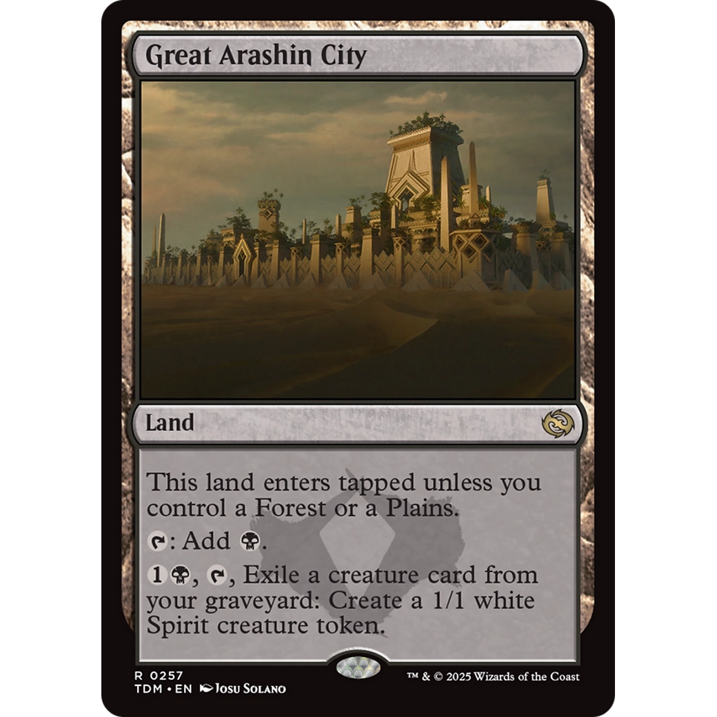 Great Arashin City (TDM-257) - Tarkir: Dragonstorm Foil