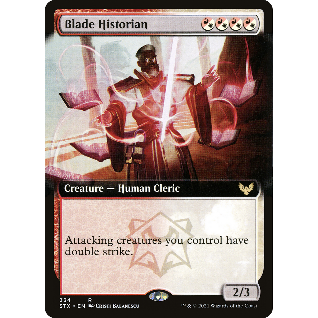 Blade Historian (Extended Art) (STX-334) - Strixhaven: School of Mages: (Extended Art) Foil