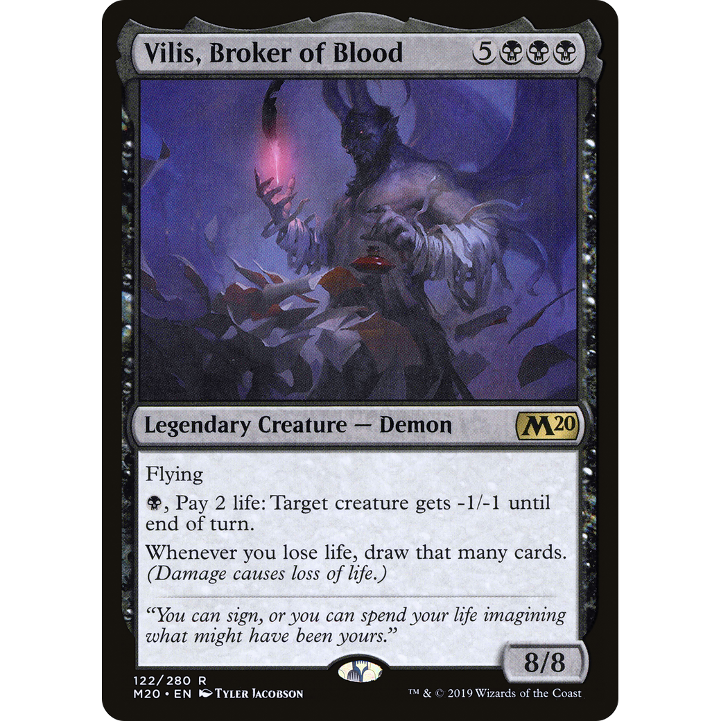 Vilis, Broker of Blood (M20-122) - Core Set 2020 Foil