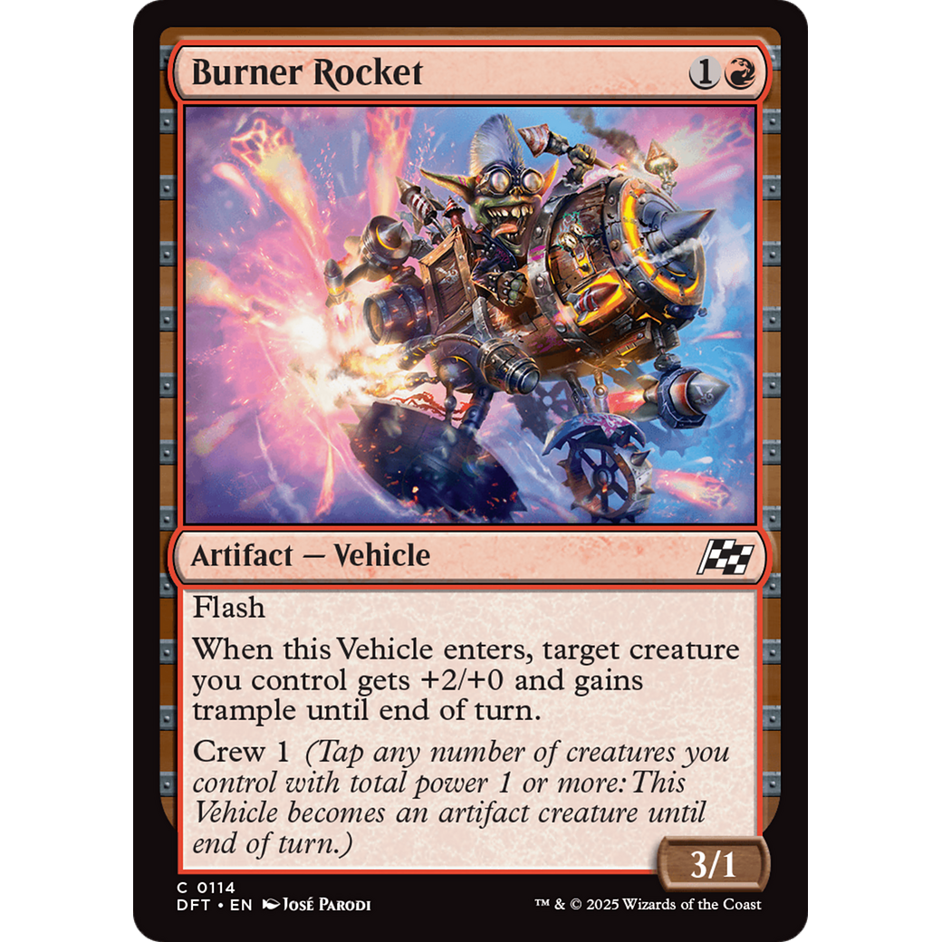 Burner Rocket (DFT-114) - Aetherdrift Foil
