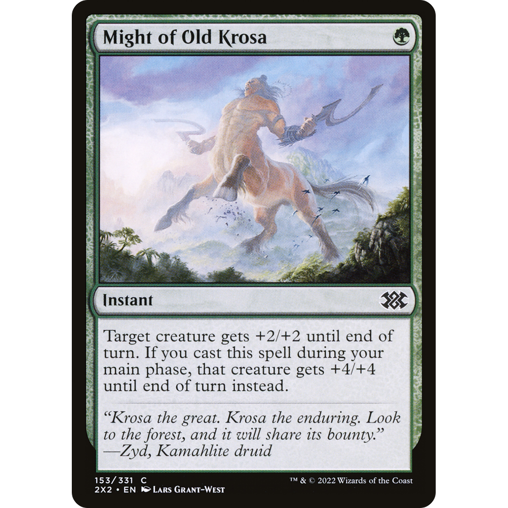 Might of Old Krosa (2X2-153) - Double Masters 2022