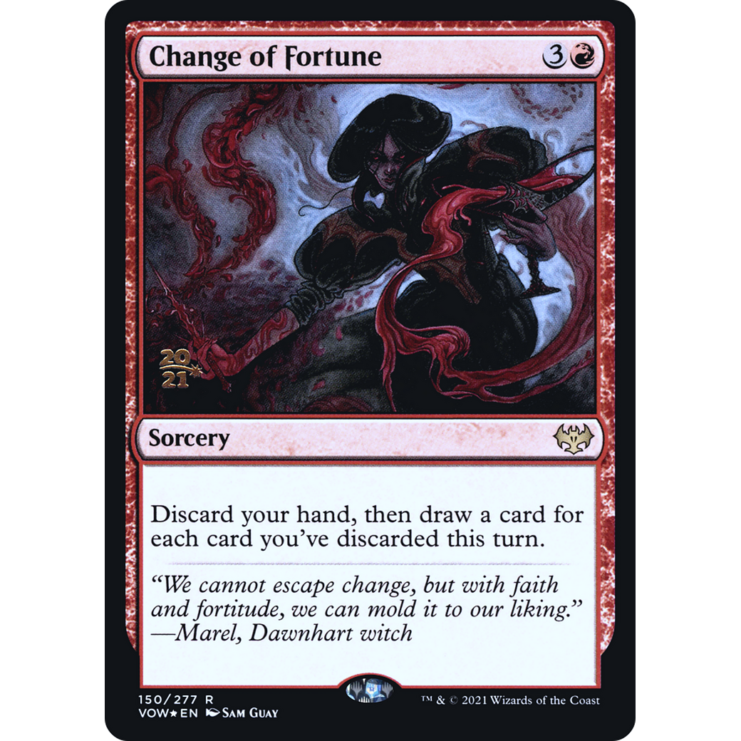 Change of Fortune (PRE-150) - Innistrad: Crimson Vow Promos Foil