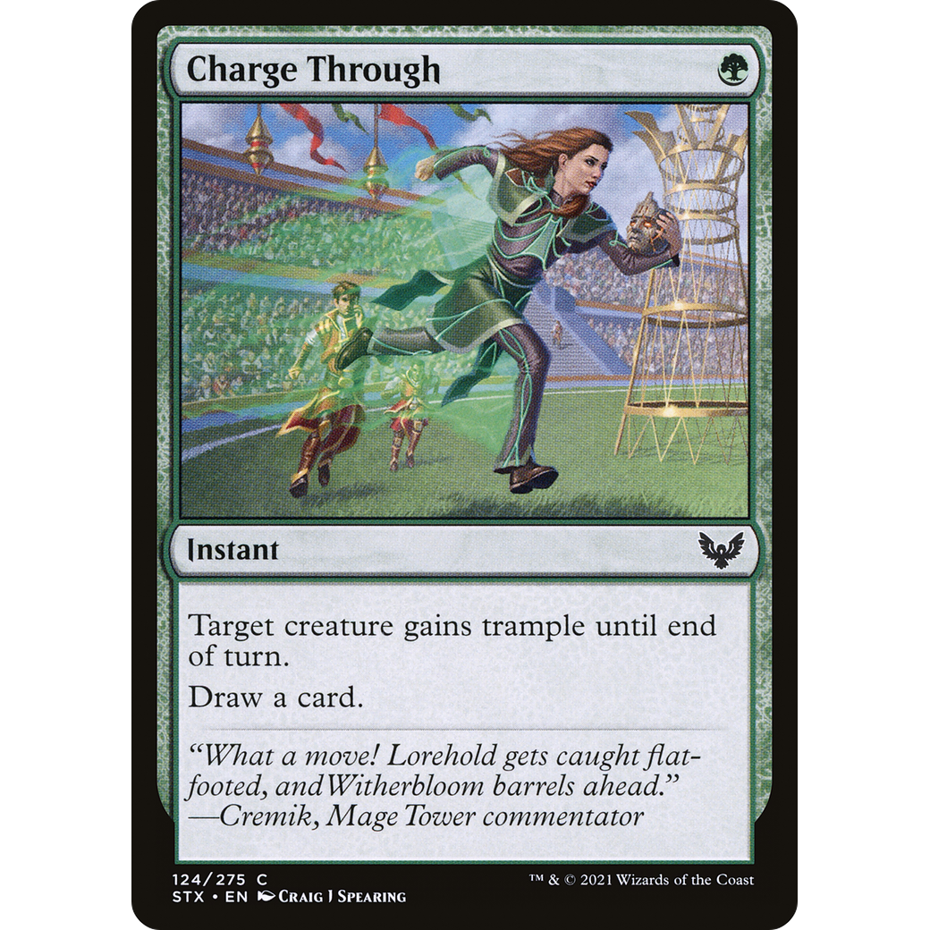 Charge Through (STX-124) - Strixhaven: School of Mages