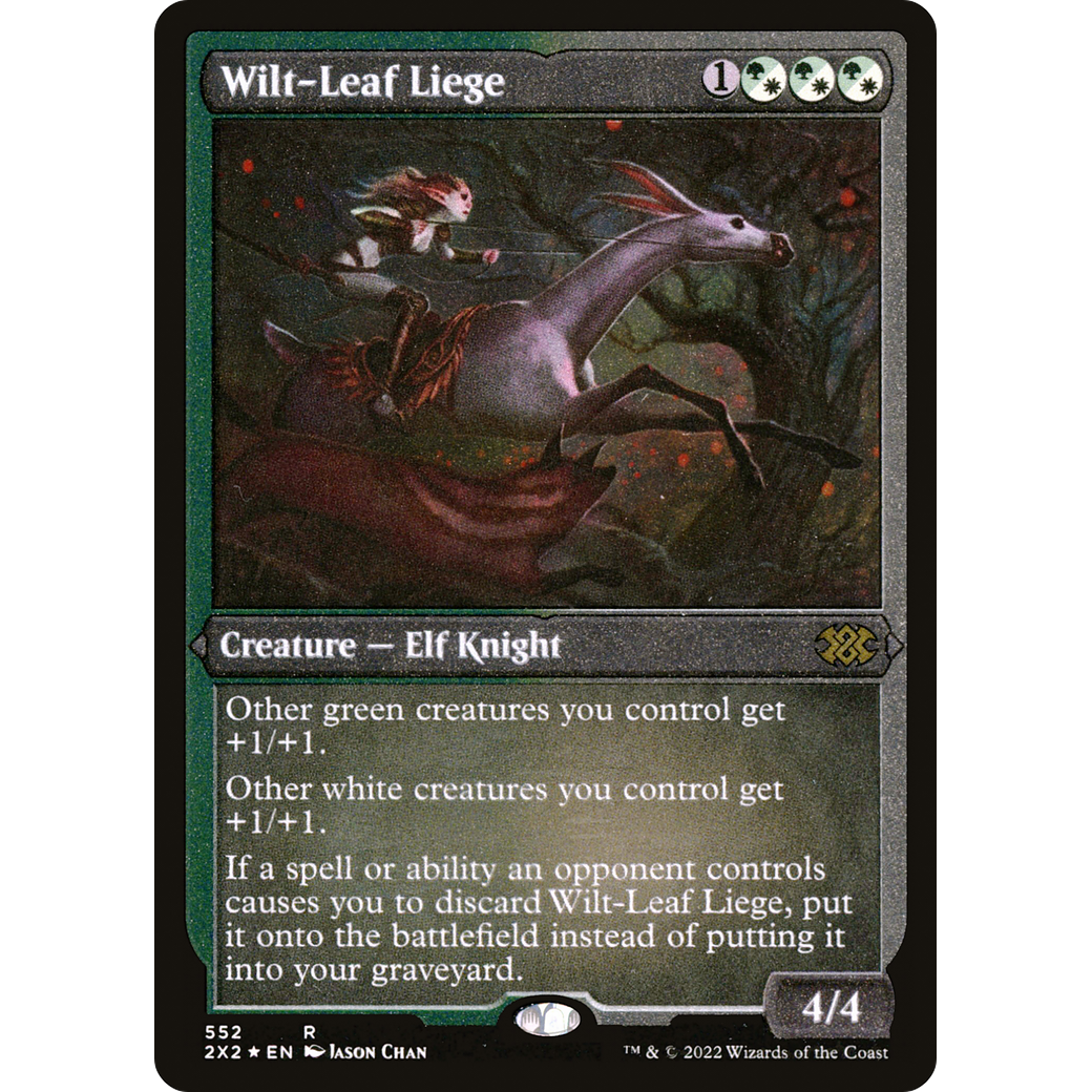 Wilt-Leaf Liege (Foil Etched) (2X2-552) - Double Masters 2022 Foil