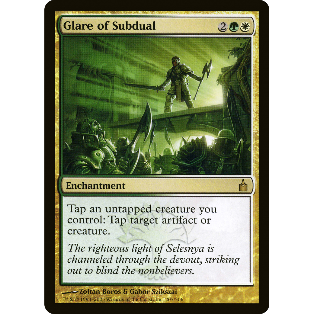 Glare of Subdual (RAV-207) - Ravnica: City of Guilds Foil