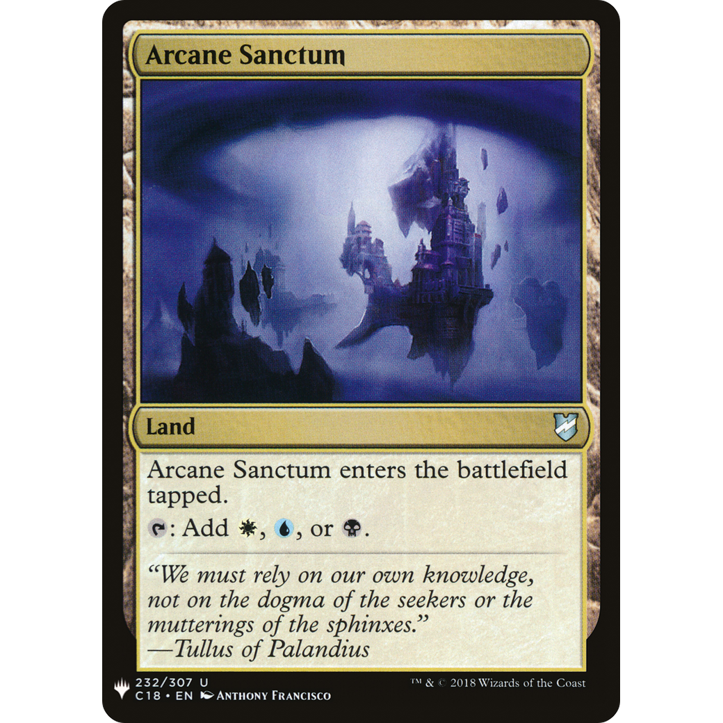 Arcane Sanctum (C18) (LIST-232) - The List