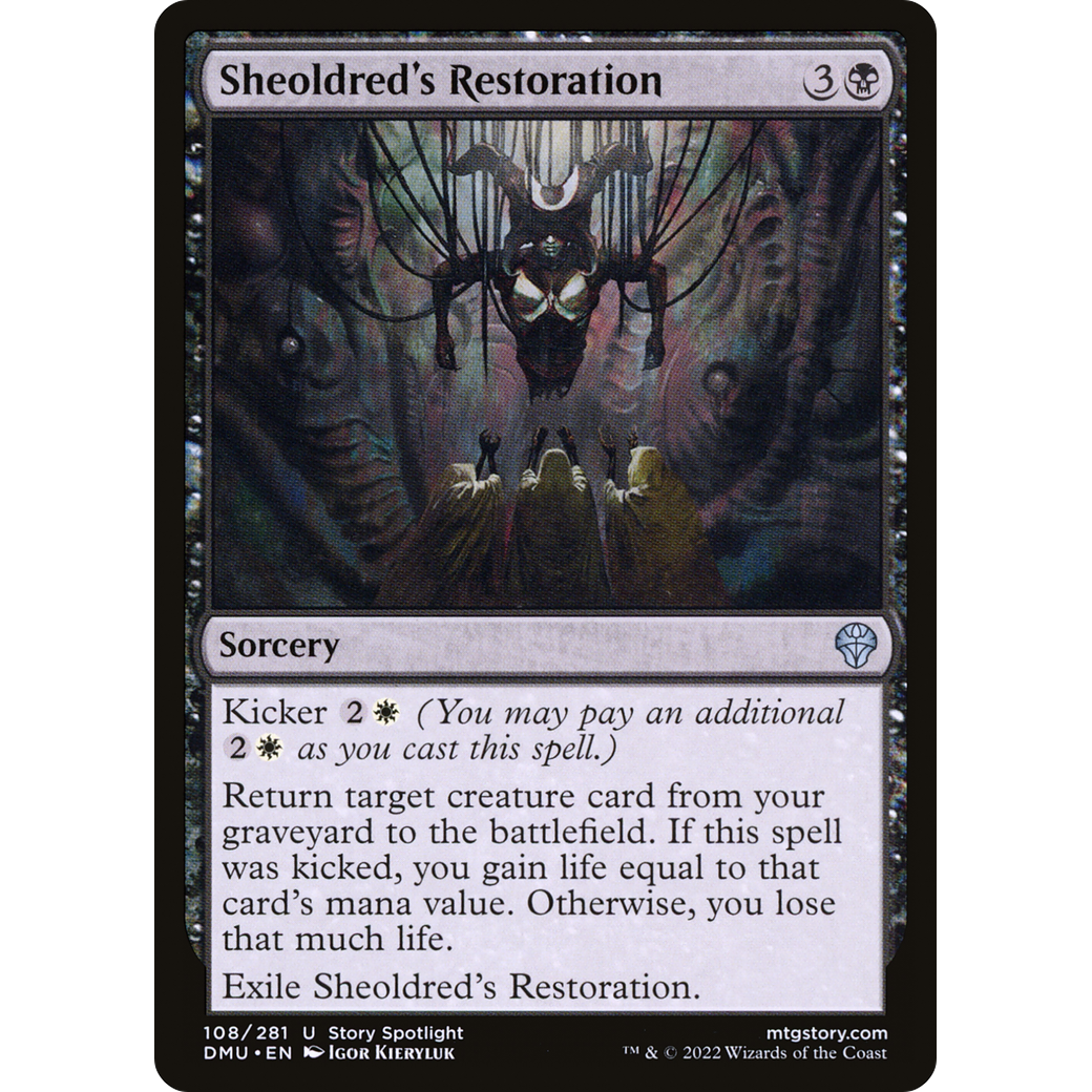 Sheoldred's Restoration (DMU-108) - Dominaria United Foil