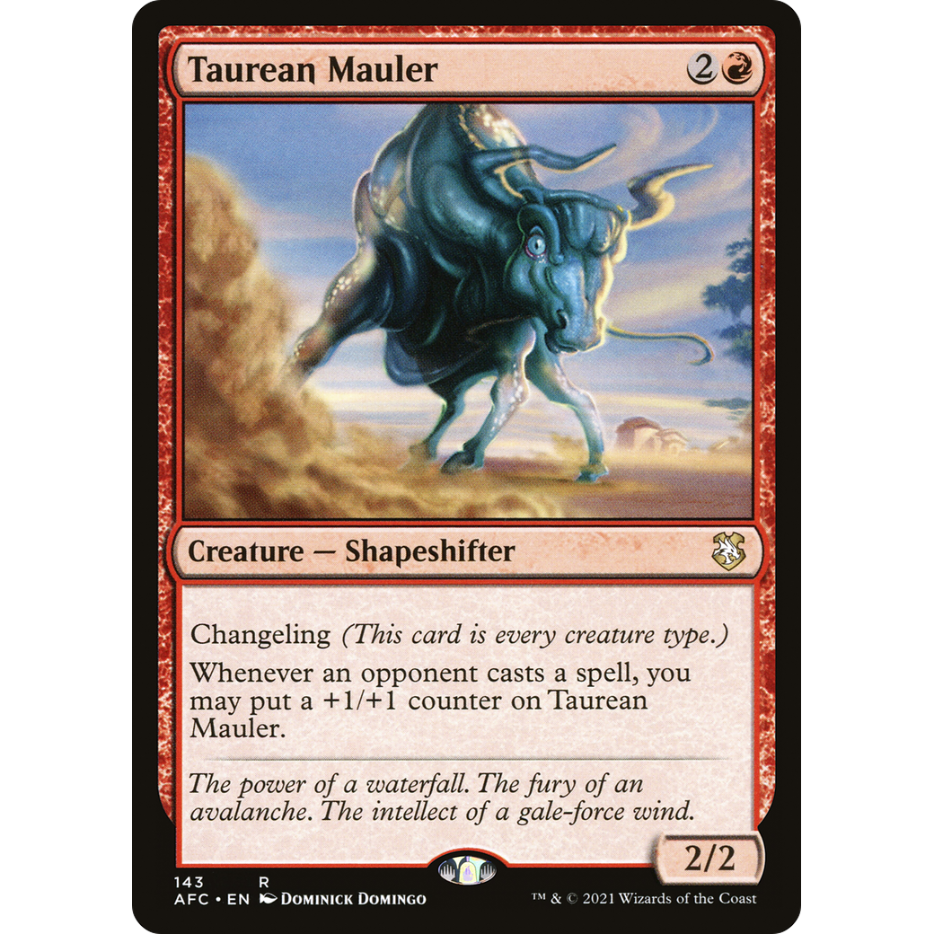 Taurean Mauler (AFC-143) - Forgotten Realms Commander