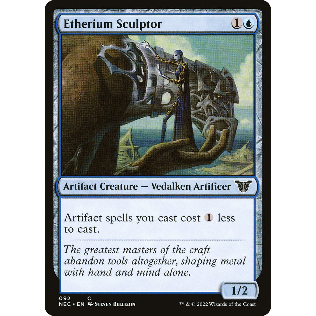Etherium Sculptor (NEC-092) - Neon Dynasty Commander