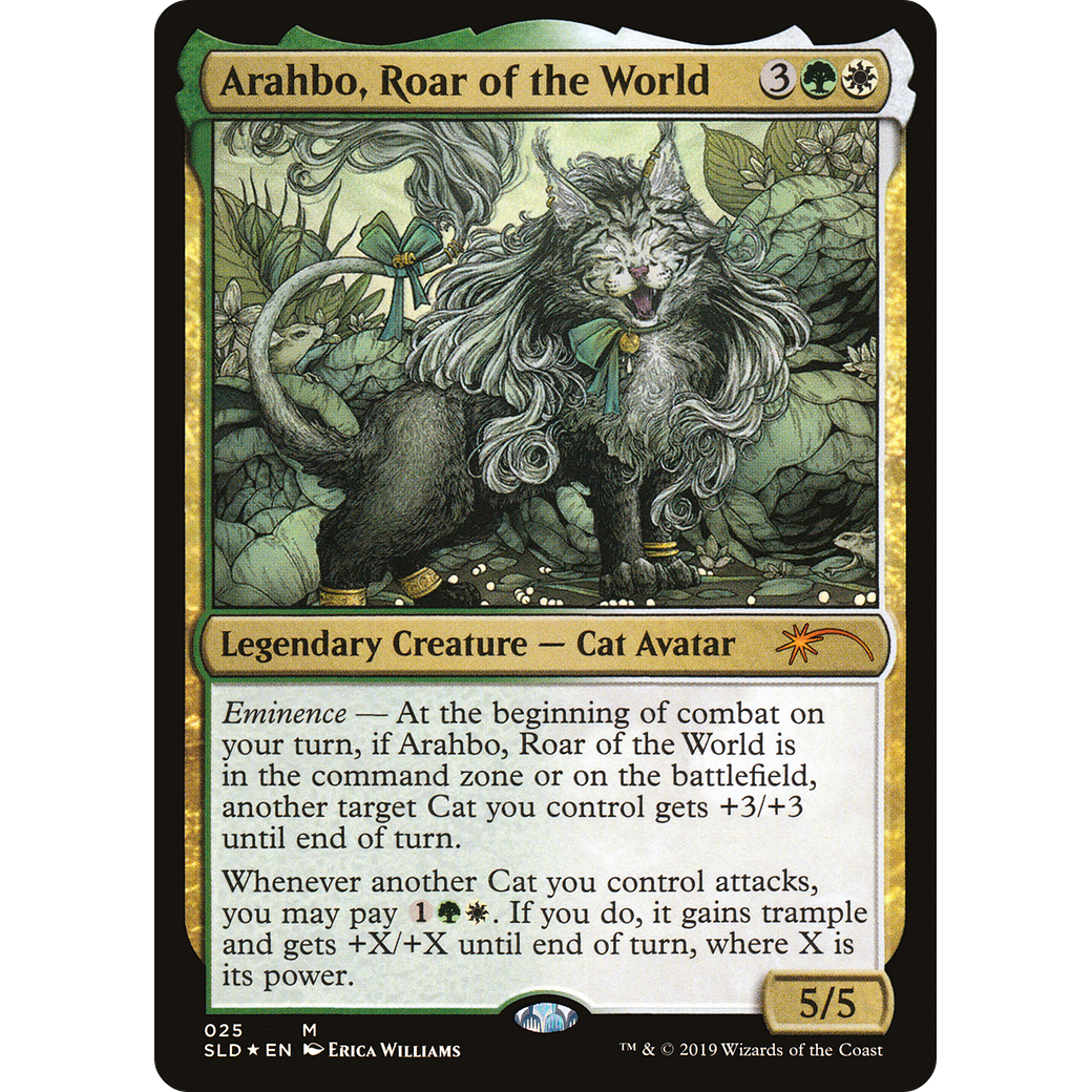 Arahbo, Roar of the World (SLD-025) - Secret Lair Drop Foil