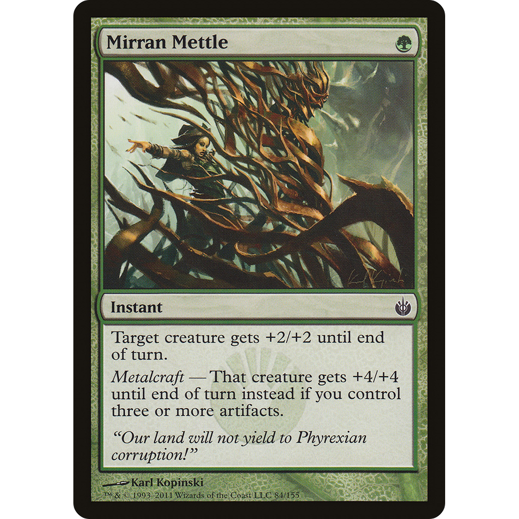 Mirran Mettle (MBS-084) - Mirrodin Besieged Foil