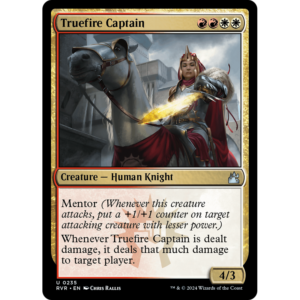 Truefire Captain (RVR-235) - Ravnica Remastered Foil