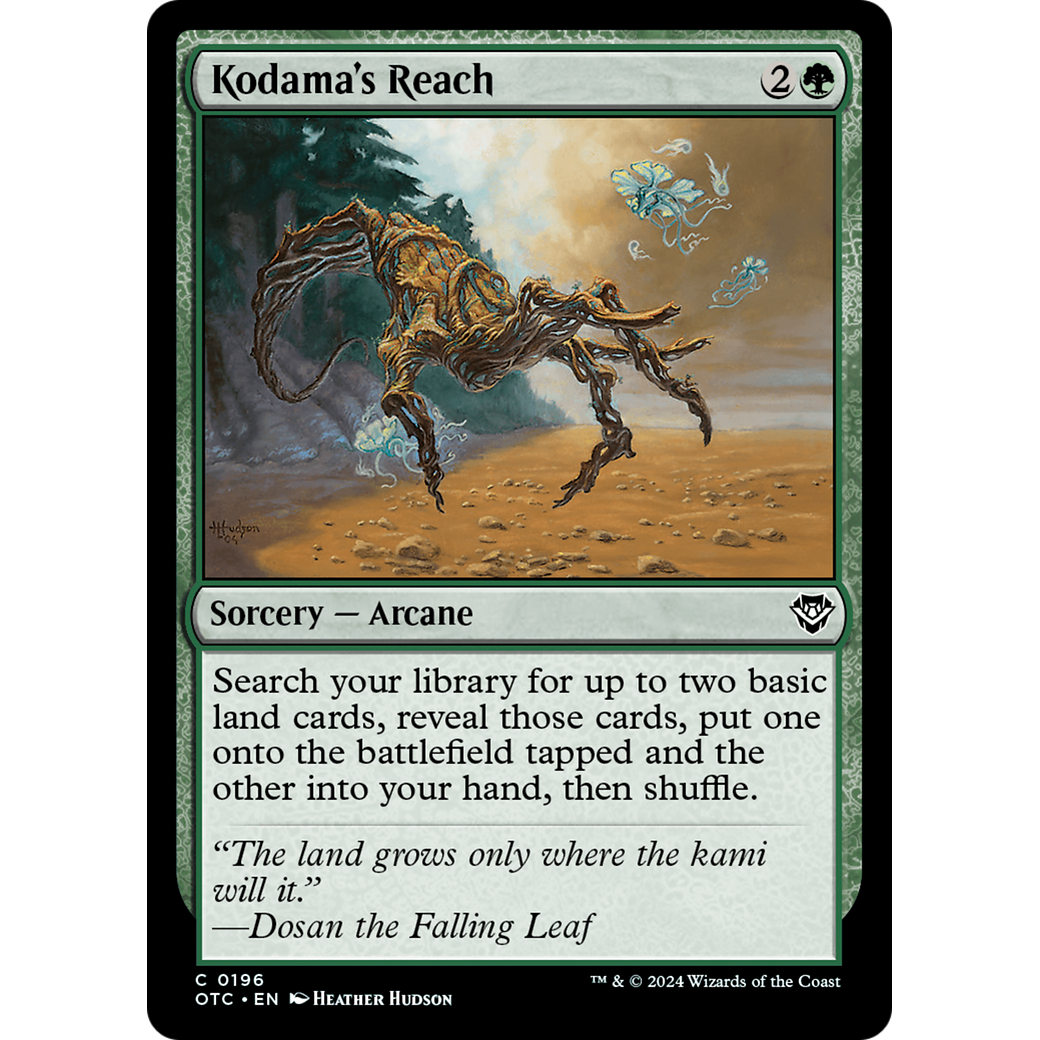 Kodama's Reach (OTC-196) - Outlaws of Thunder Junction Commander