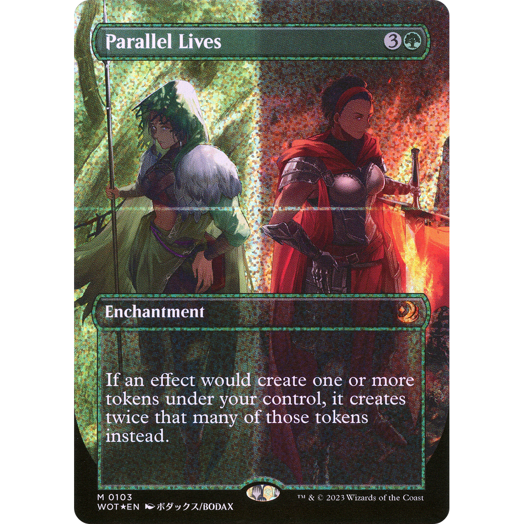Parallel Lives (WOT-103) - Wilds of Eldraine: Enchanting Tales (Borderless) Foil