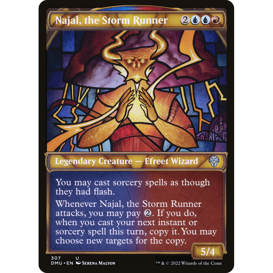 Najal, the Storm Runner (Showcase) (DMU-307) - Dominaria United: (Showcase)
