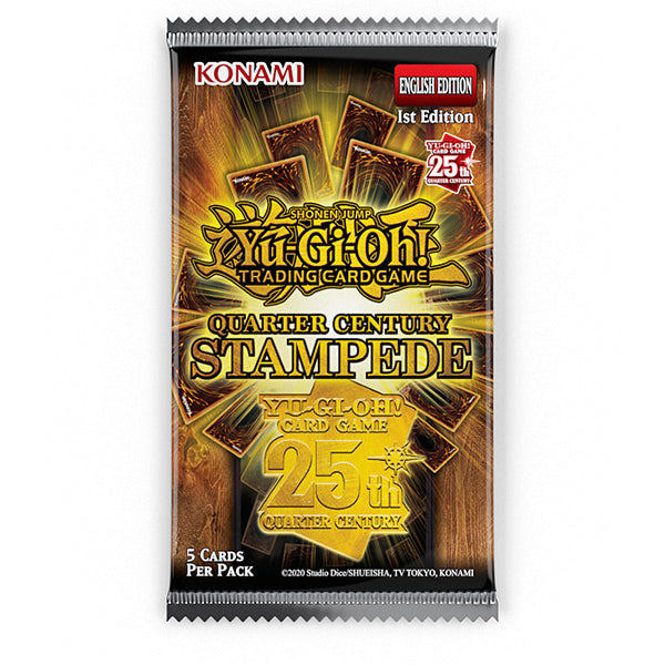 Yu-Gi-Oh! 25th Quarter Century Stampede Booster Box [1st Edition] (Pre-Order Expected Release 04/11/2025)