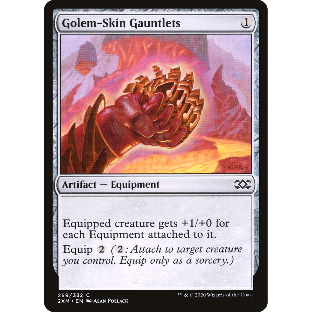 Golem-Skin Gauntlets (2XM-259) - Double Masters