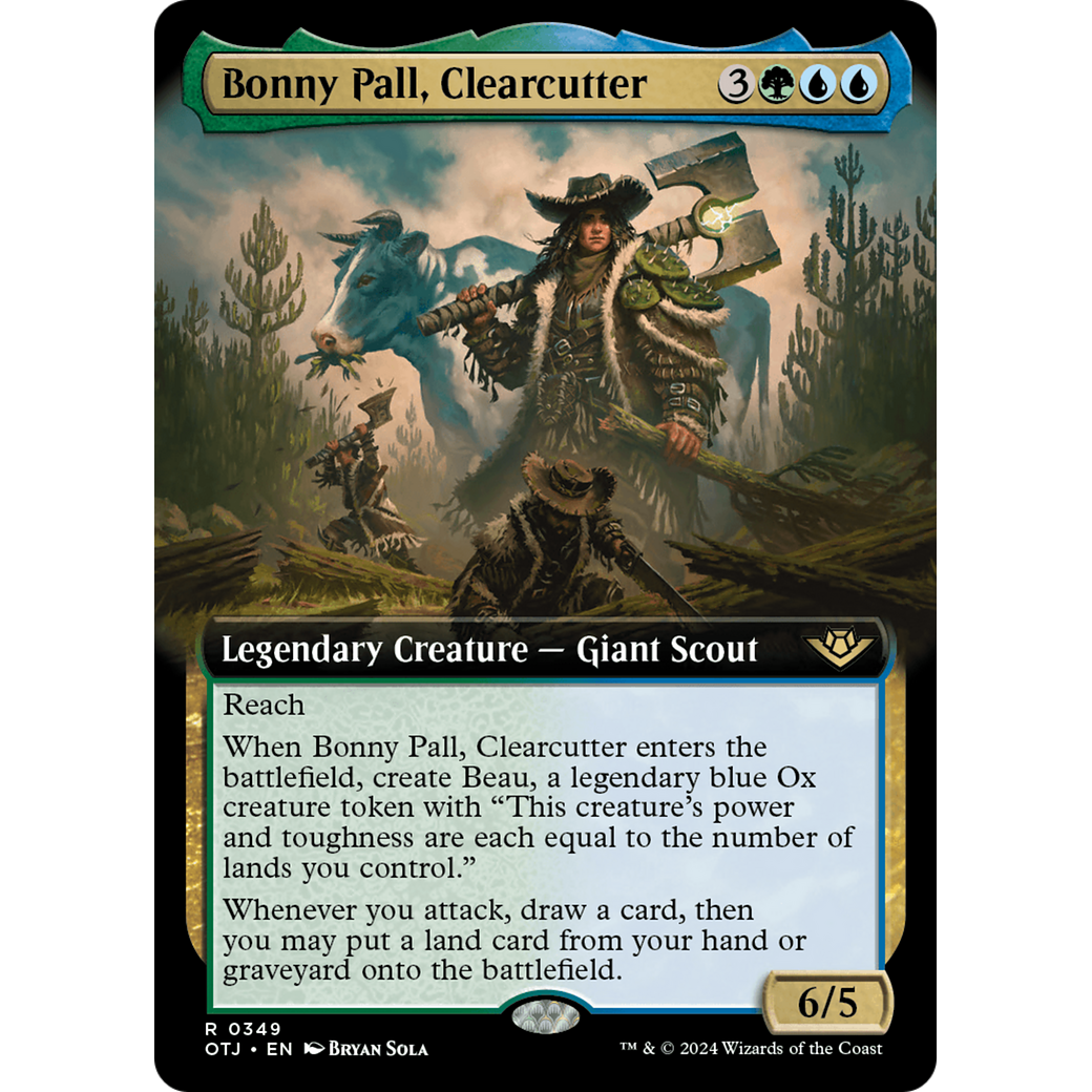 Bonny Pall, Clearcutter (OTJ-349) - Outlaws of Thunder Junction: (Extended Art)