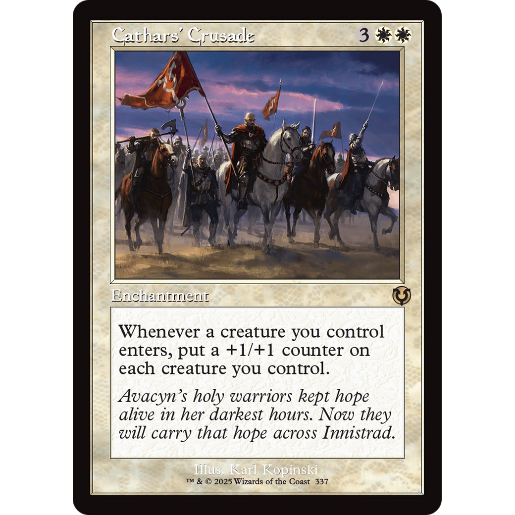 Cathars' Crusade (INR-337) - Innistrad Remastered Foil