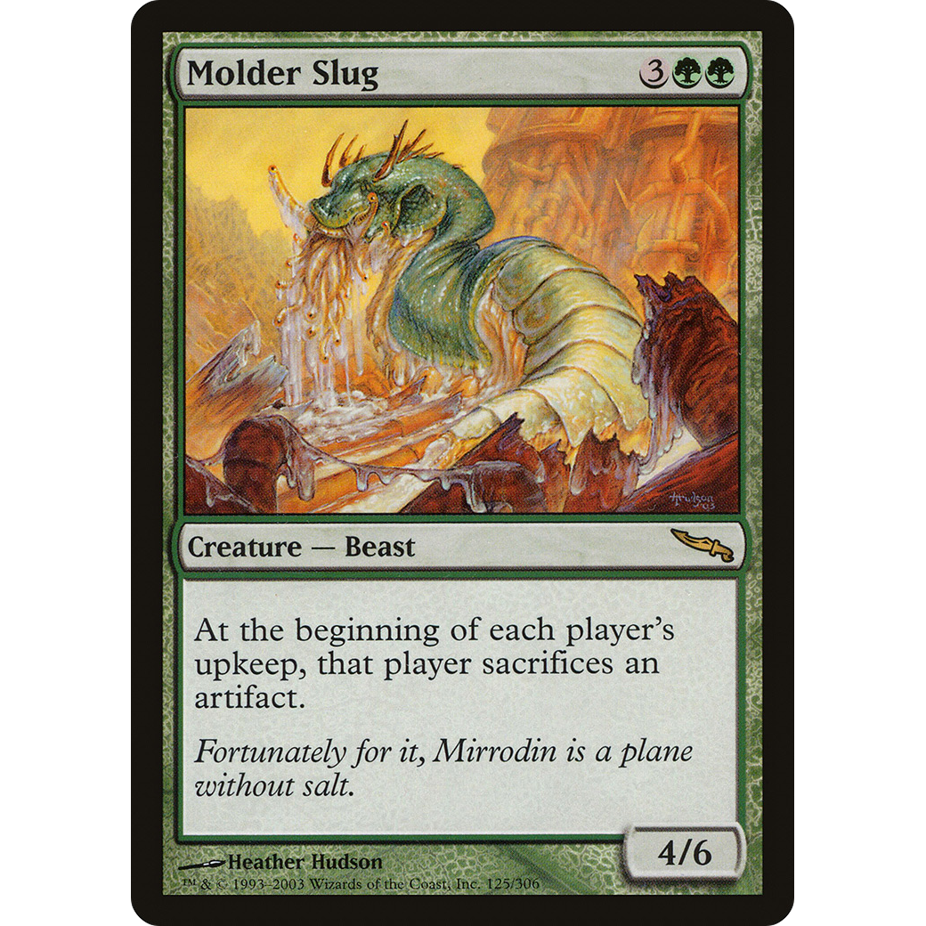 Molder Slug (MRD-125) - Mirrodin Foil