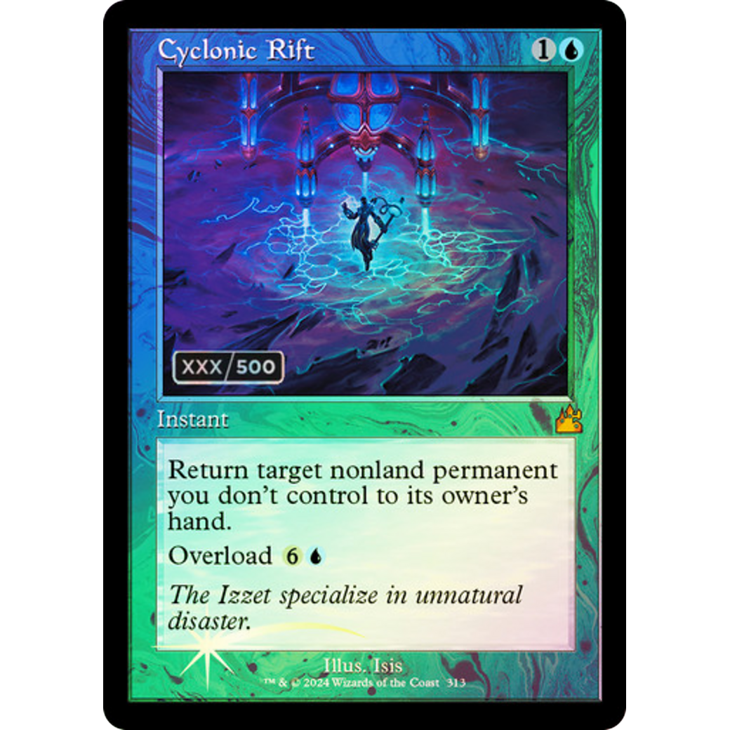 Cyclonic Rift (RVR-313Z) - Ravnica Remastered Foil