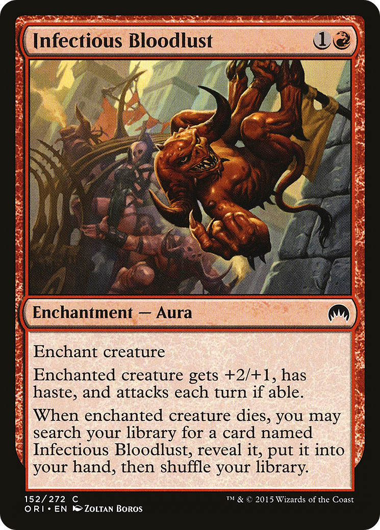 Infectious Bloodlust (ORI-152) - Magic Origins