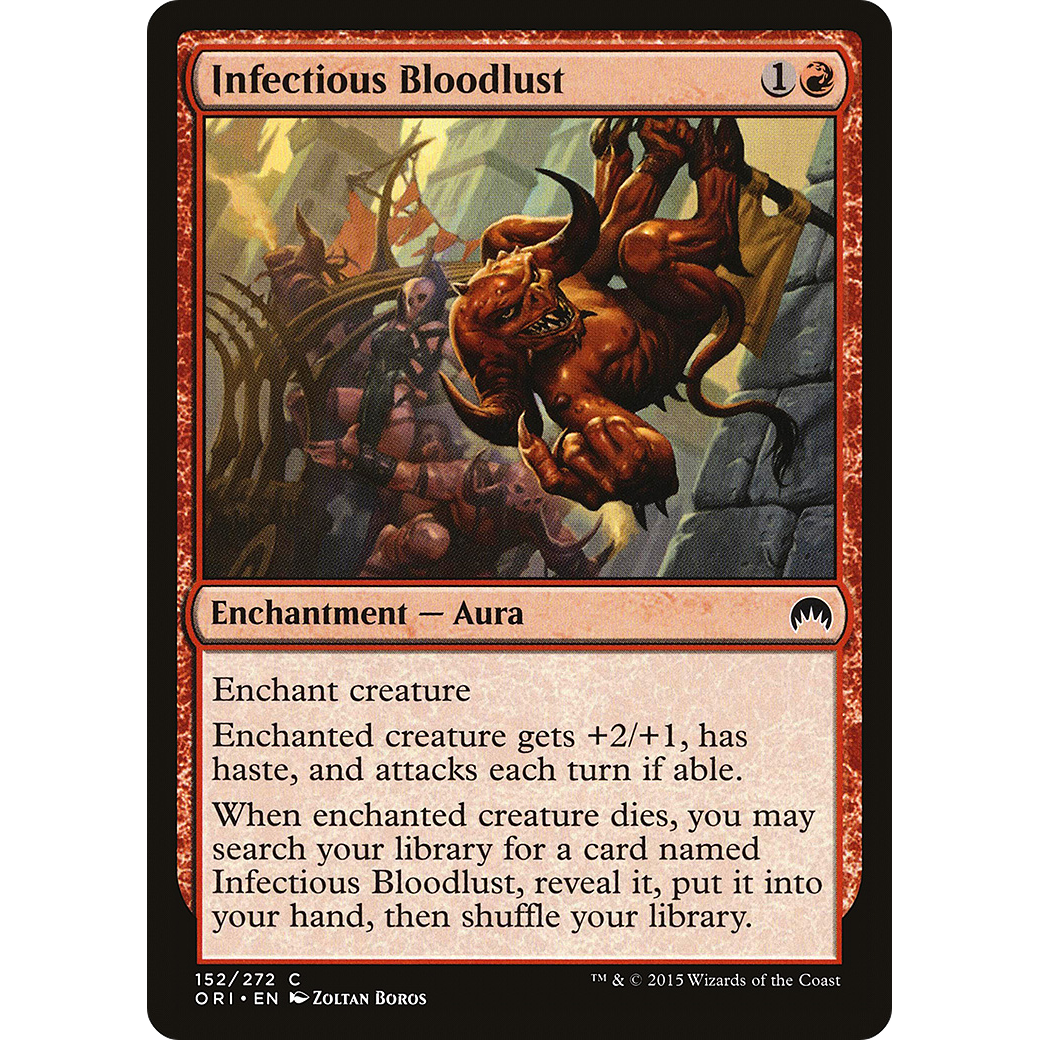Infectious Bloodlust (ORI-152) - Magic Origins Foil