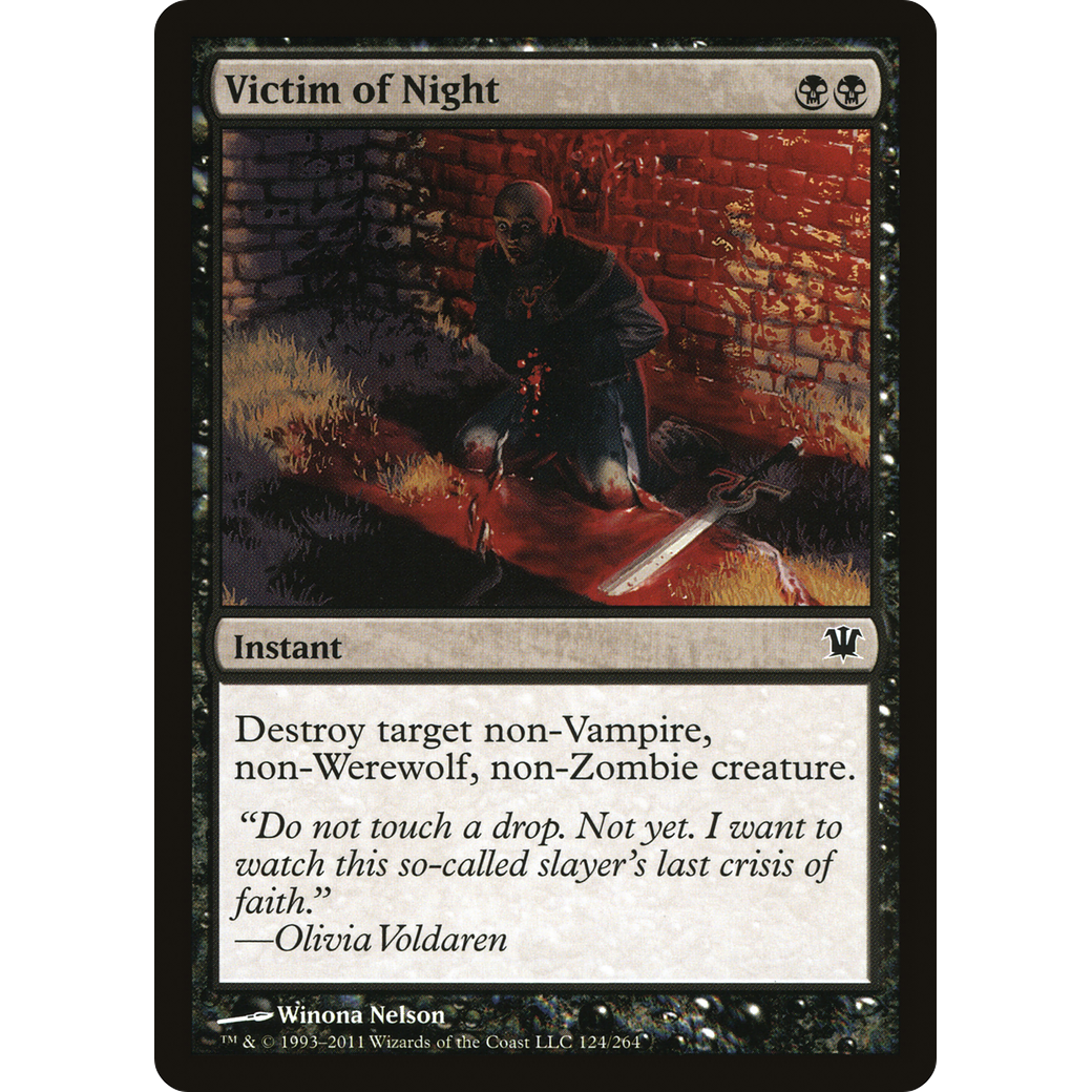 Victim of Night (ISD-124) - Innistrad Foil