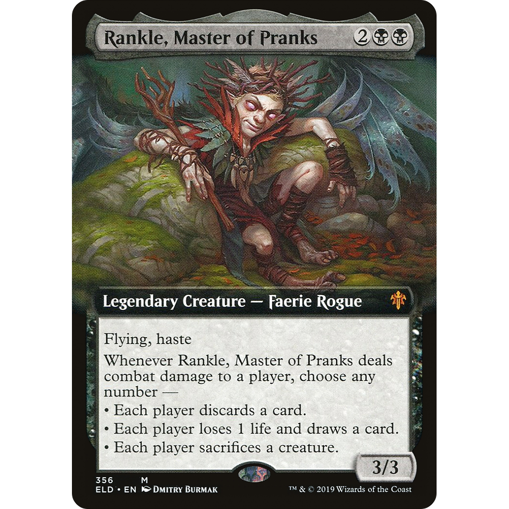 Rankle, Master of Pranks (Extended Art) (ELD-356) - Throne of Eldraine: (Extended Art)