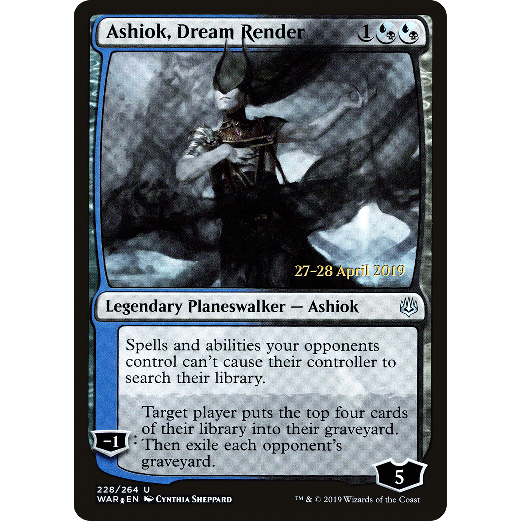 Ashiok, Dream Render (PRE-228) - War of the Spark Promos Foil