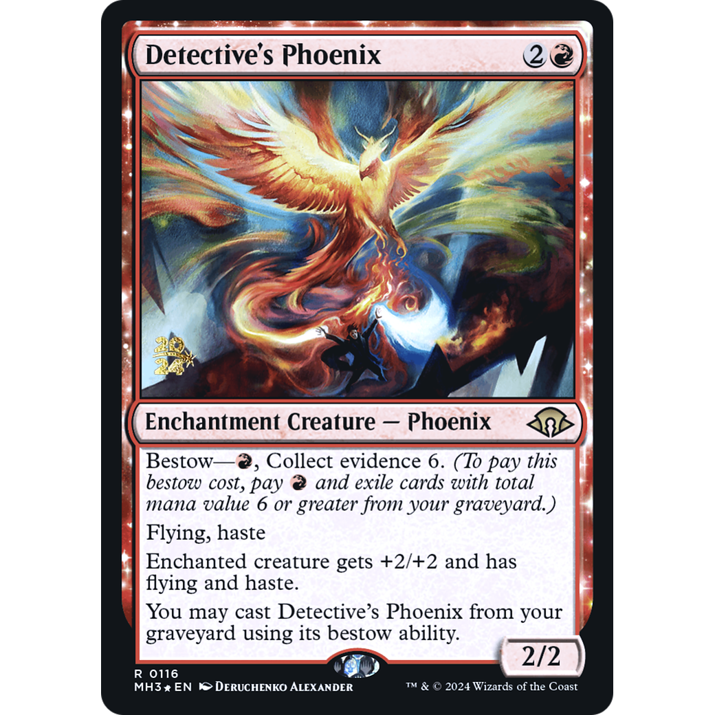 Detective's Phoenix (PRE-116S) - Modern Horizons 3 Promos Foil