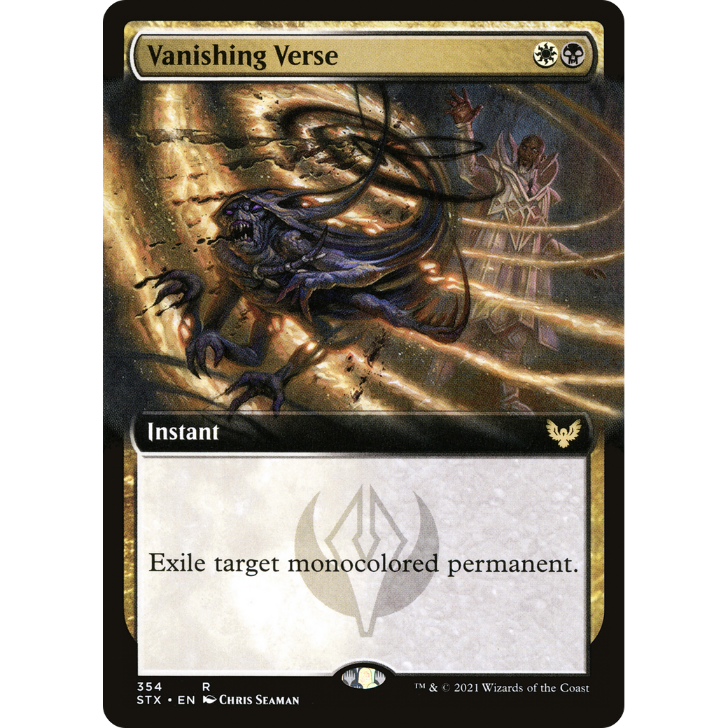 Vanishing Verse (Extended Art) (STX-354) - Strixhaven: School of Mages: (Extended Art) Foil