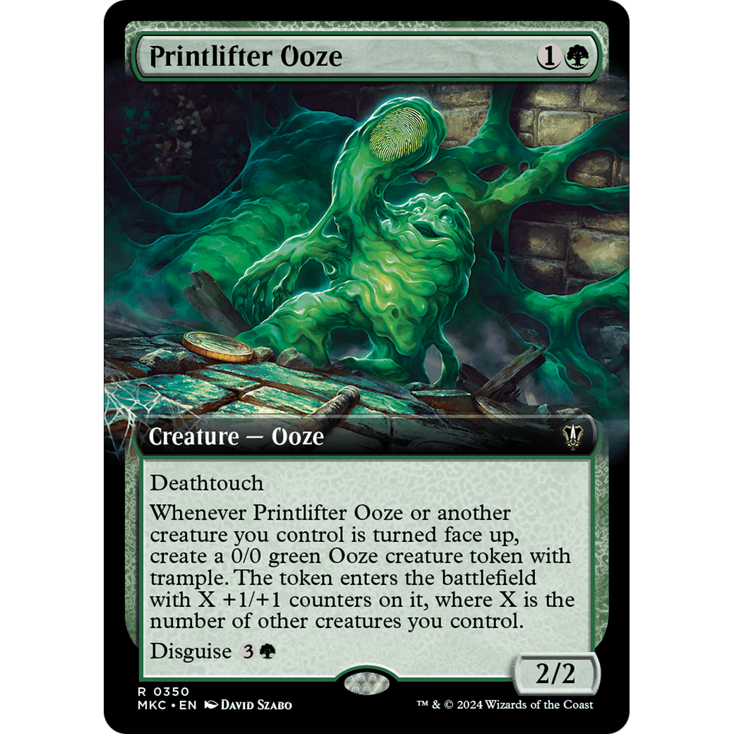 Printlifter Ooze (MKC-350) - Murders at Karlov Manor Commander: (Extended Art)