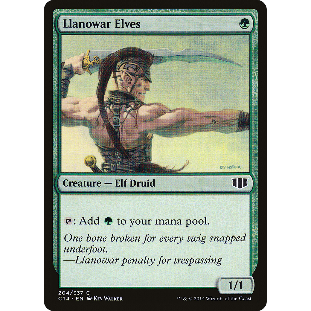 Llanowar Elves (C14-204) - Commander 2014