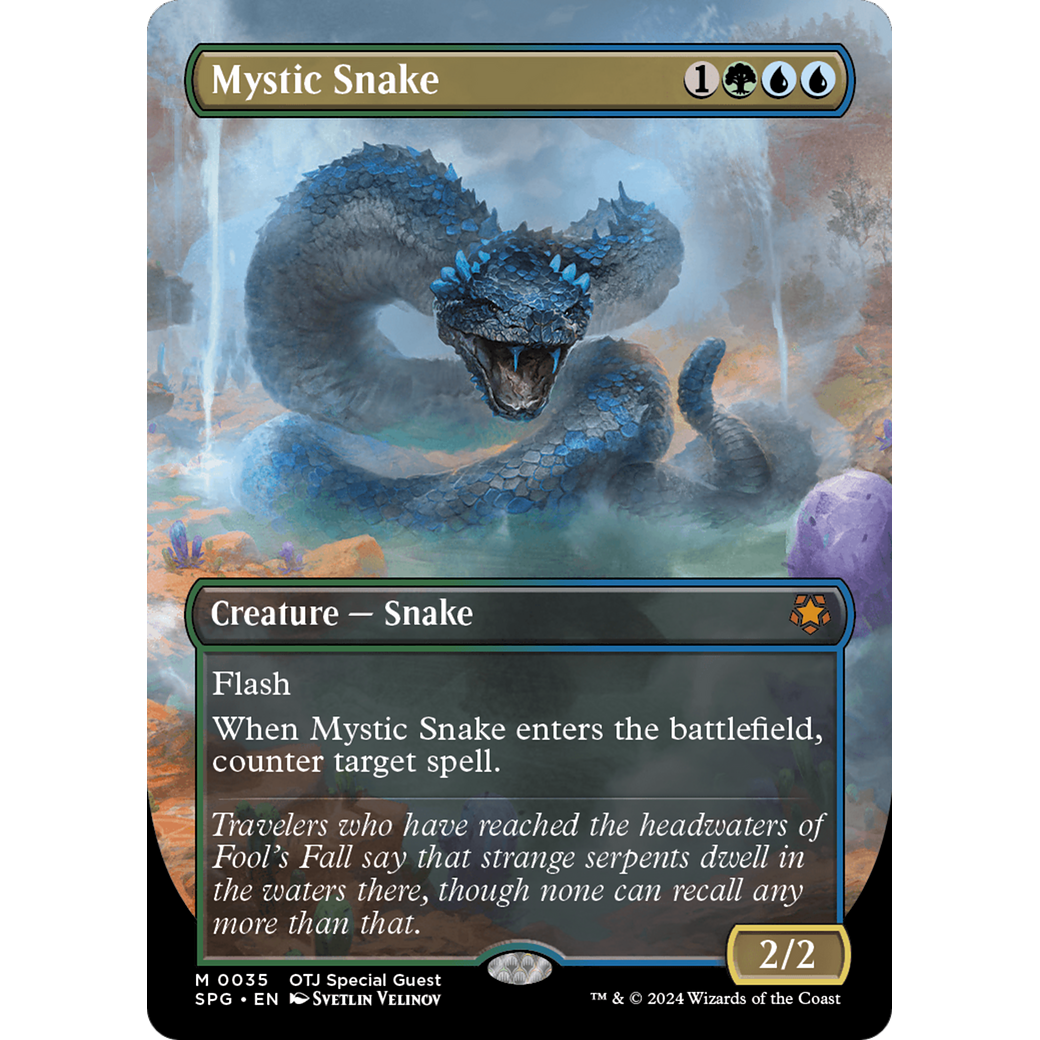 Mystic Snake (Borderless) (SPG-035) - Special Guests (Borderless)