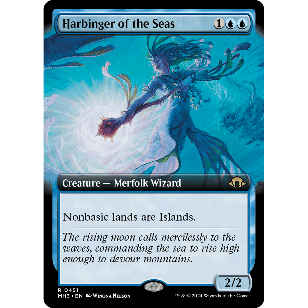 Harbinger of the Seas (MH3-451) - Modern Horizons 3: (Extended Art) Foil