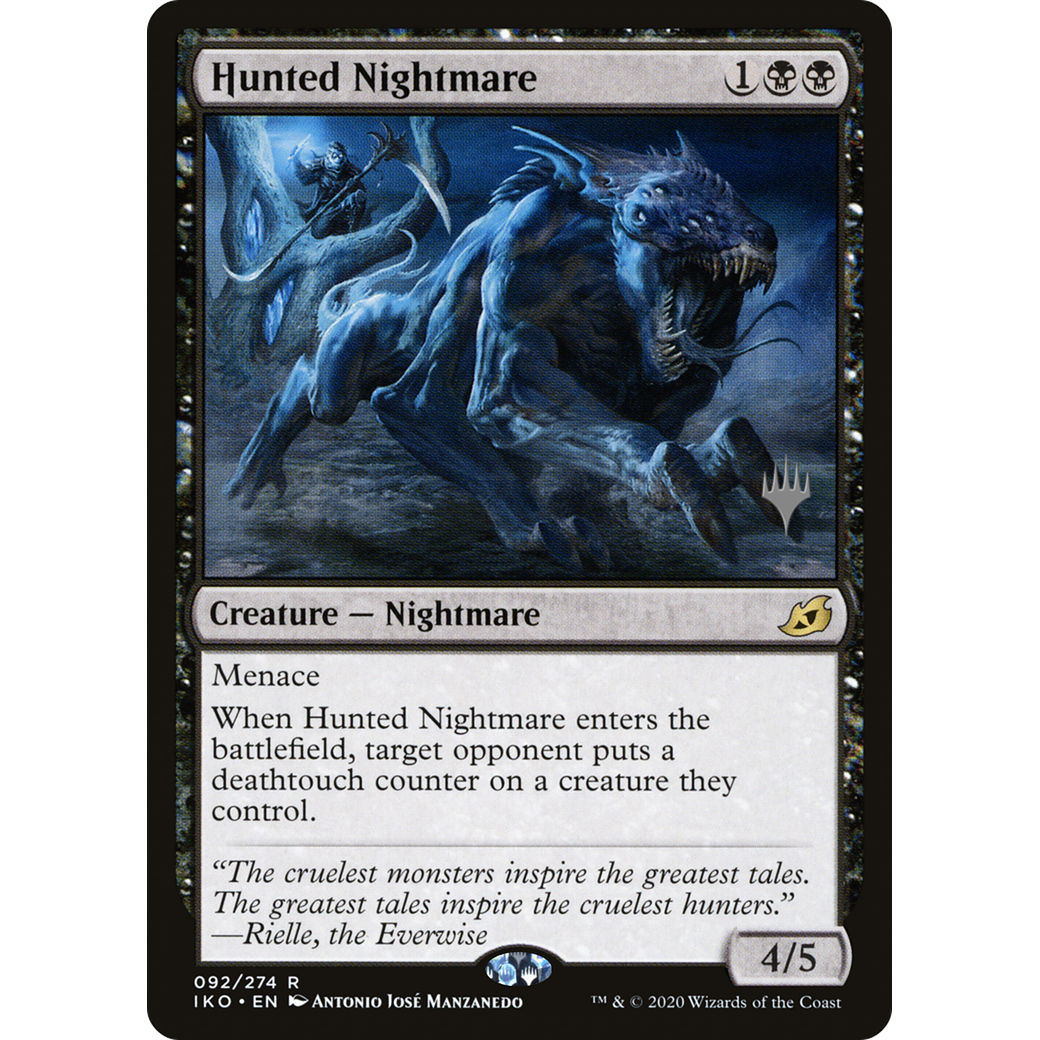 Hunted Nightmare (PPIKO-092) - Ikoria: Lair of Behemoths Promos