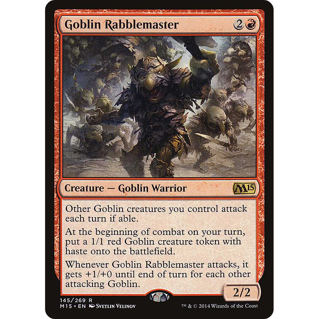 Goblin Rabblemaster (M15-145) - Magic 2015