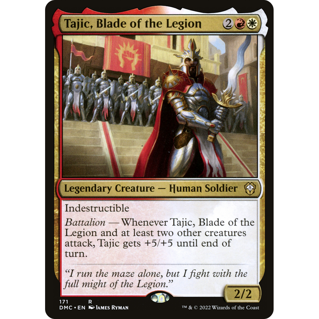 Tajic, Blade of the Legion (DMC-171) - Dominaria United Commander