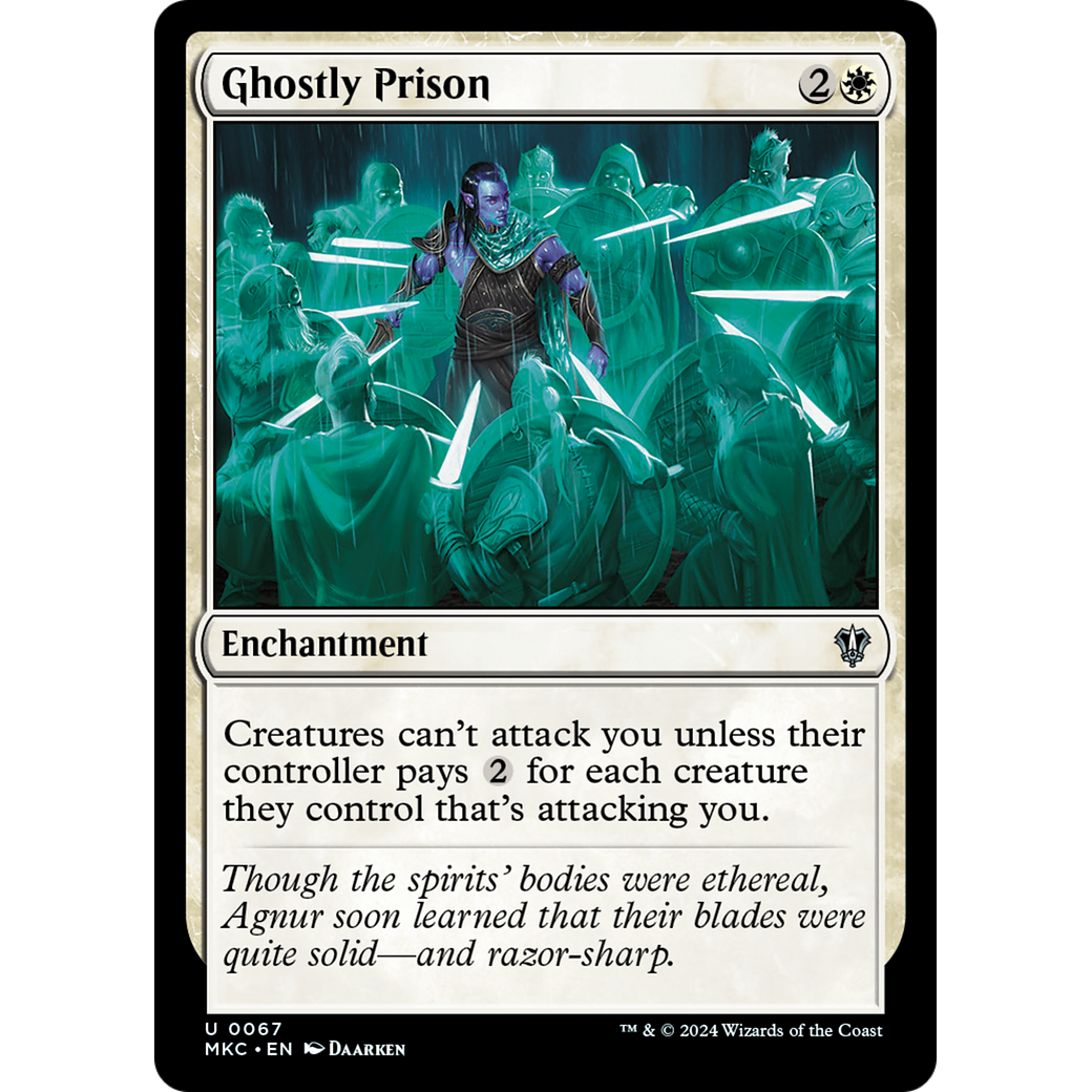 Ghostly Prison (MKC-067) - Murders at Karlov Manor Commander