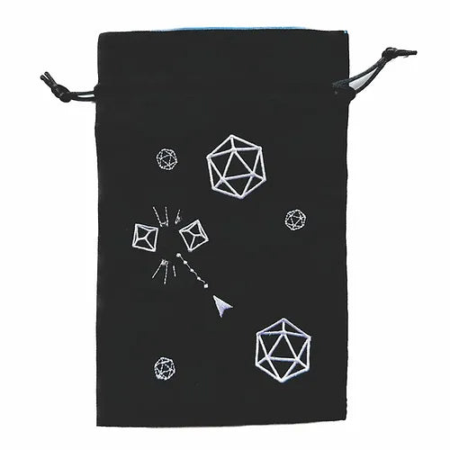 Asteroid d20 Dice Bag