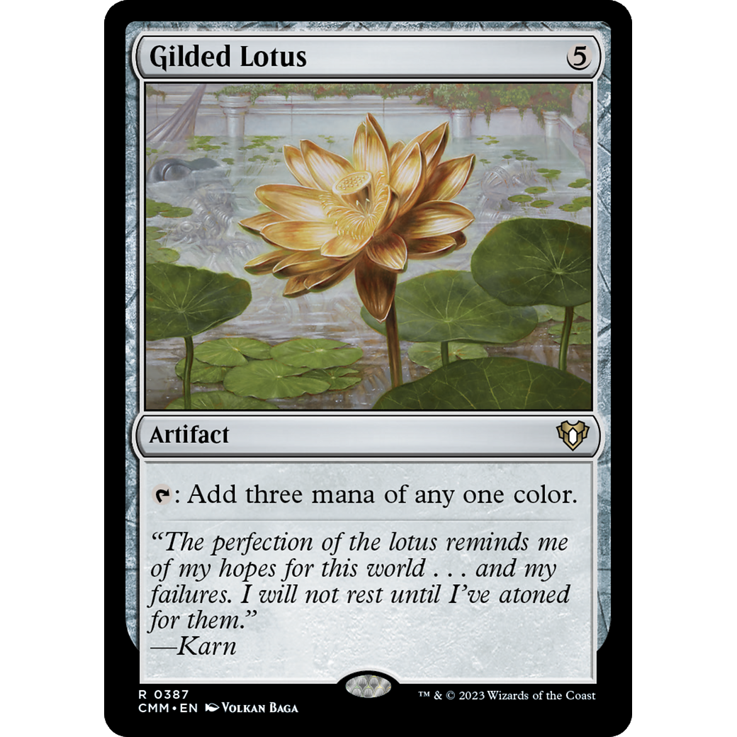 Gilded Lotus (CMM-387) - Commander Masters Foil