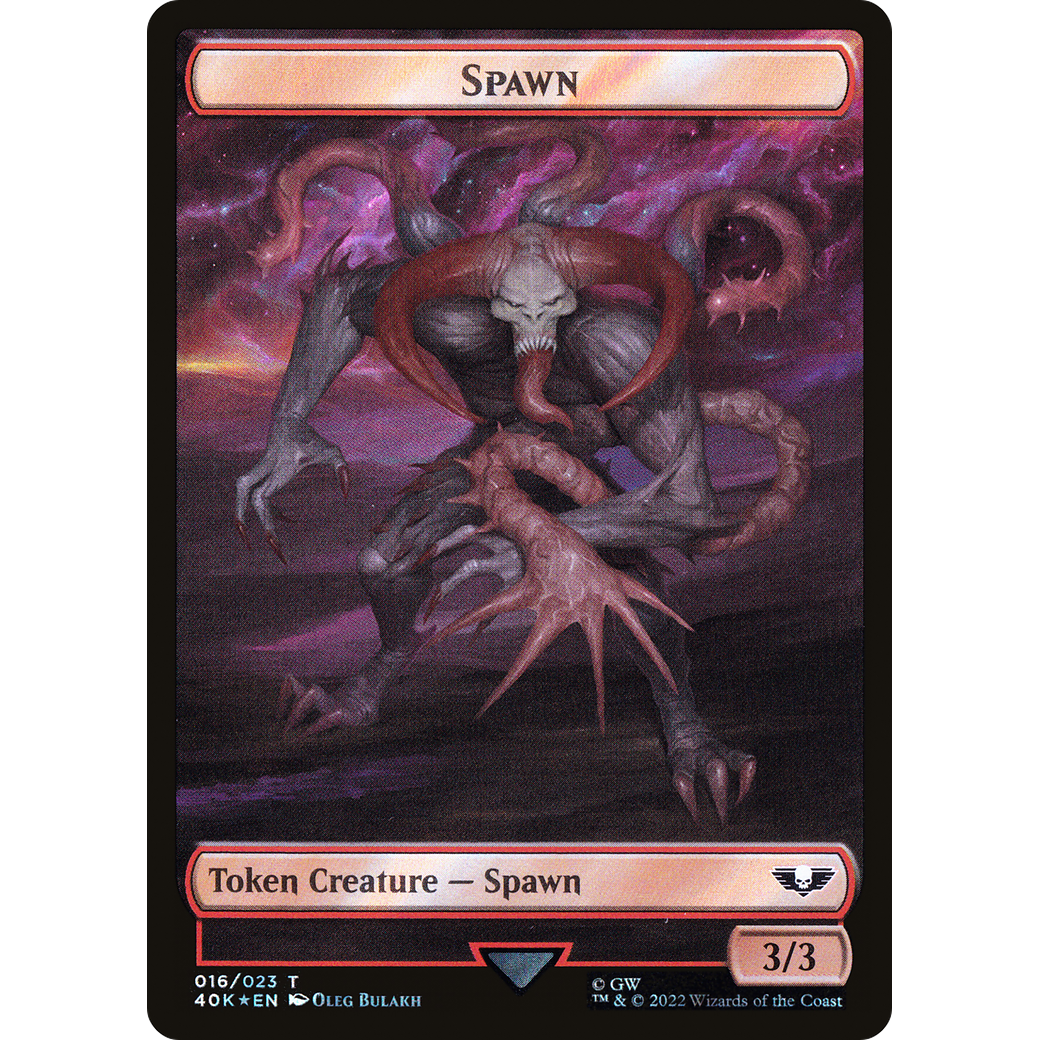 Spawn (T40K-16★) - Warhammer 40,000 Tokens Foil