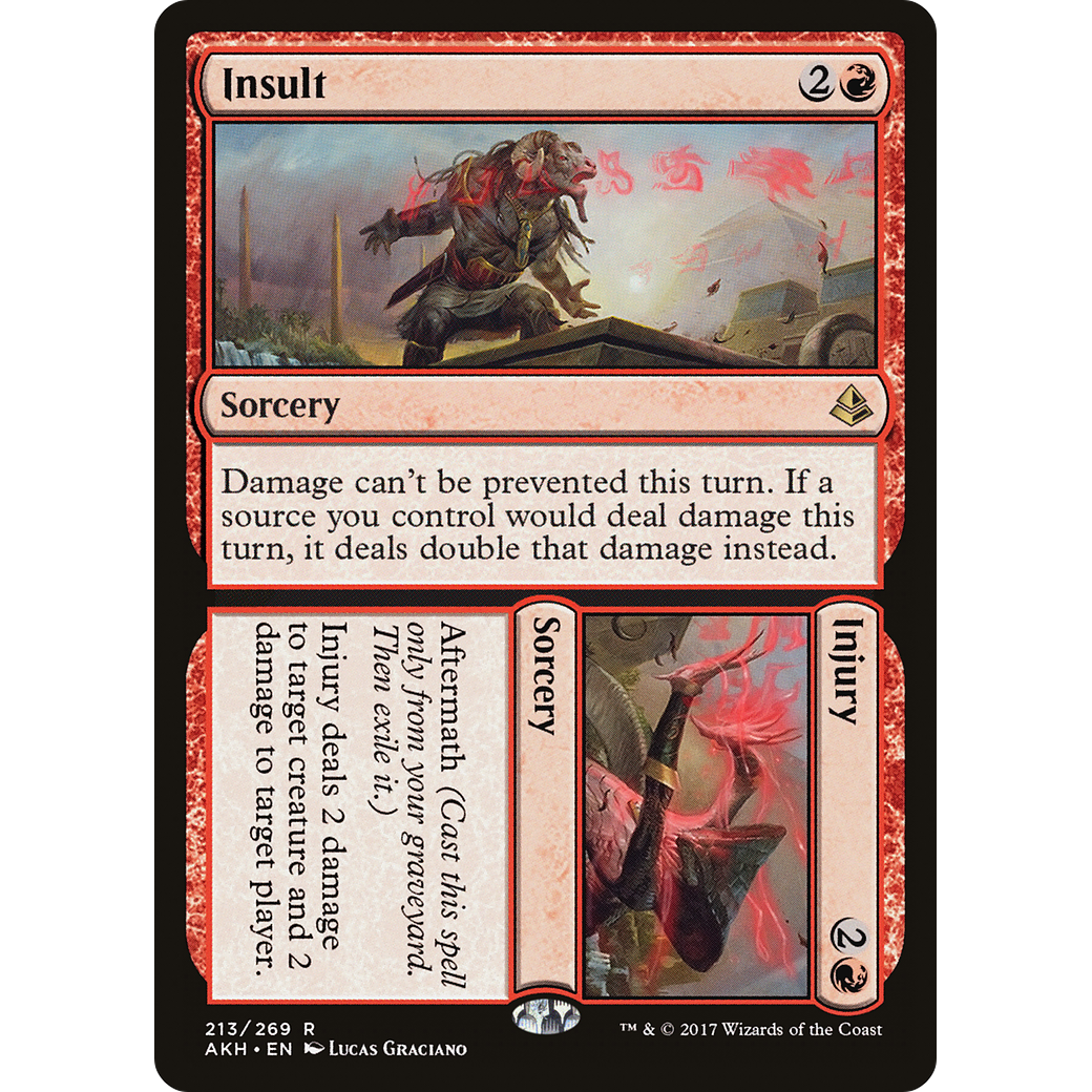 Insult // Injury (AKH-213) - Amonkhet Foil