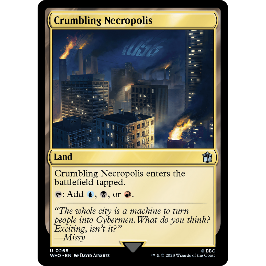 Crumbling Necropolis (WHO-268) - Doctor Who Foil