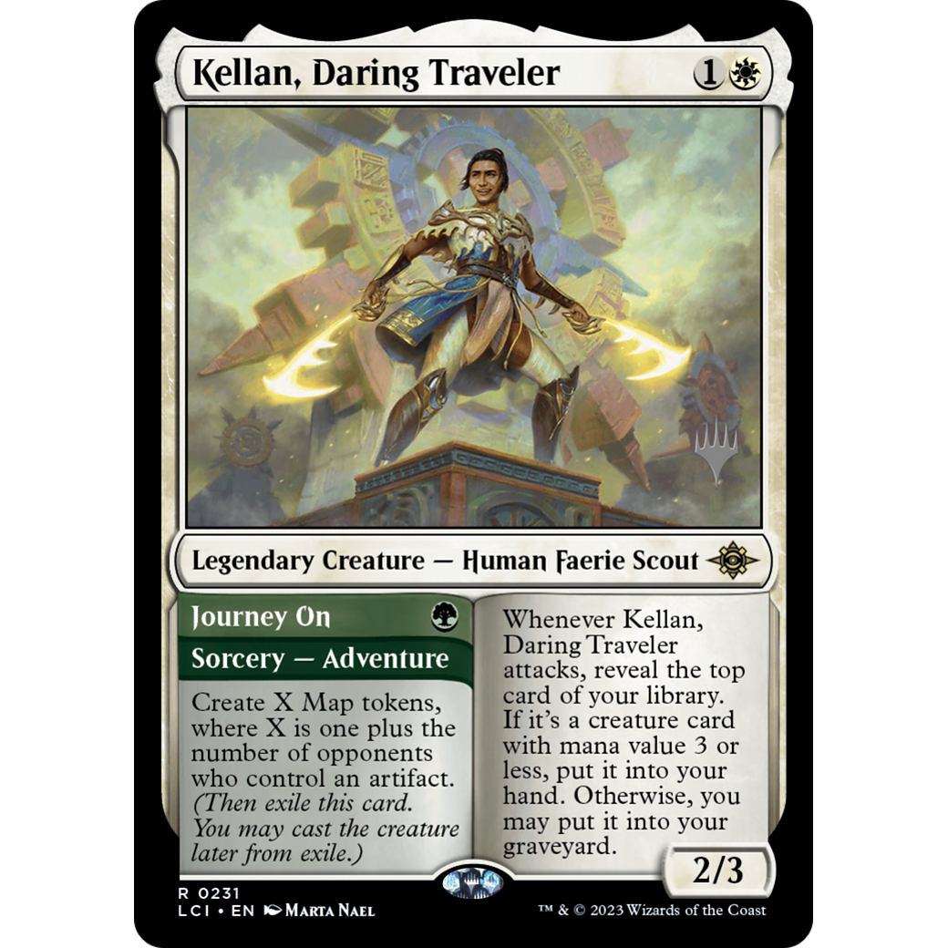 Kellan, Daring Traveler // Journey On (PPLCI-231P) - The Lost Caverns of Ixalan Promos